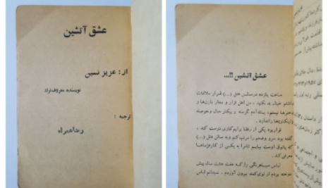 دانلود فایل کتاب عشق آتشین عزیز نسین PDF