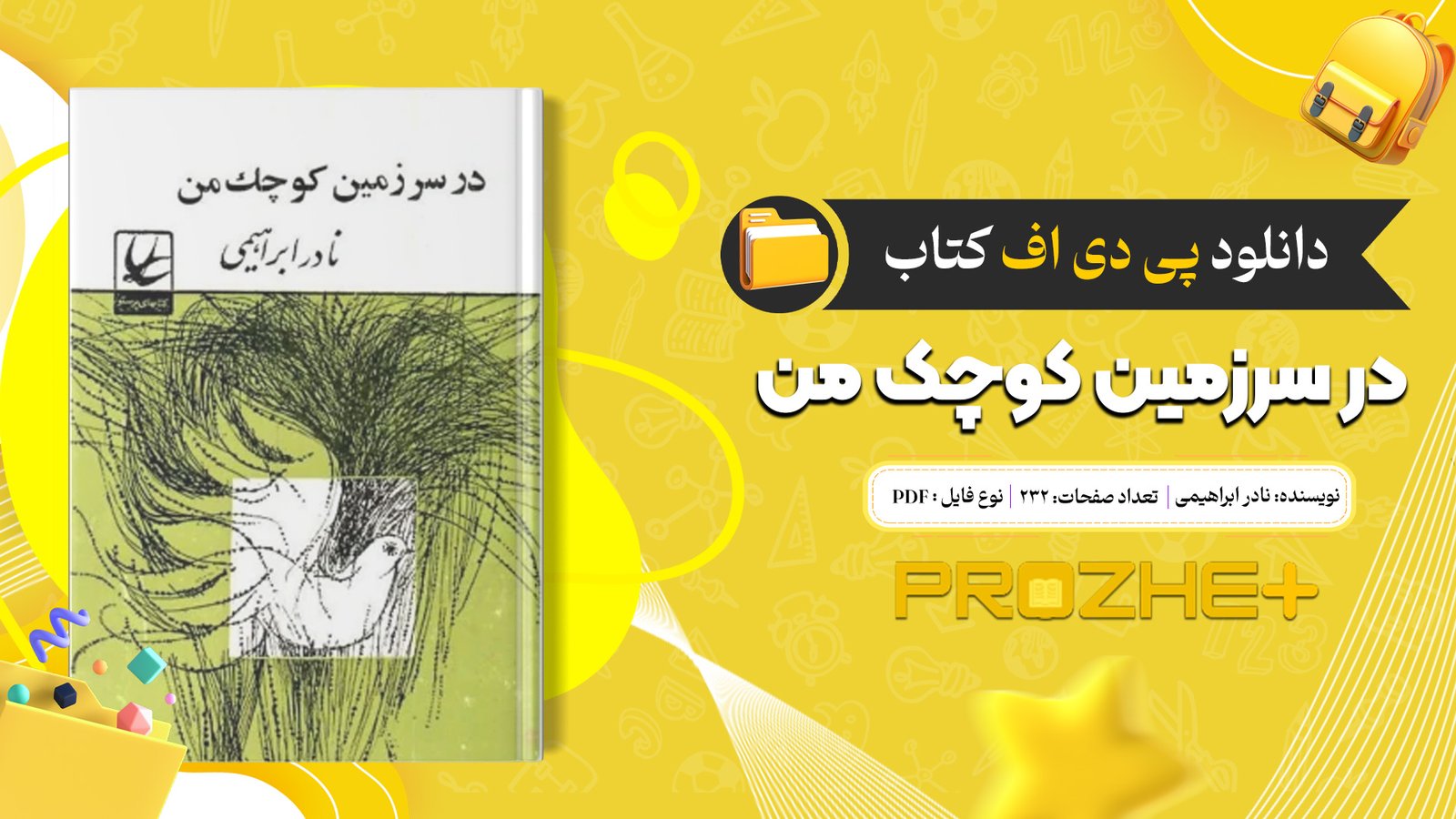 دانلود فایل کتاب در سرزمین کوچک من نادر ابراهیمی PDF