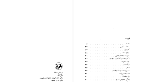 دانلود فایل کتاب ضل الله رضا براهنی PDF