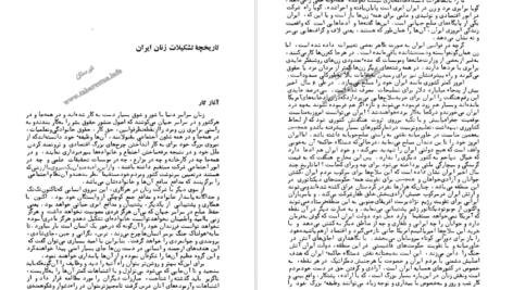 دانلود فایل کتاب تاریخچه تشکیلات دموکراتیک زنان مریم فیروز PDF